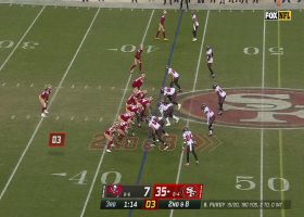 Jordan Mason turns would-be tacklers into turnstiles on 13-yard run