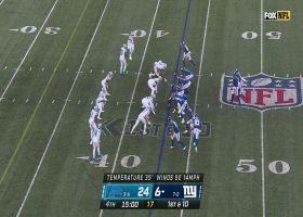 Wan'Dale Robinson's one-handed catch nets 6 yards for Giants