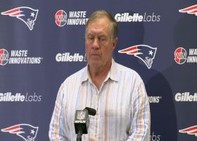 Bill Belichick speaks to reporters about taking QB Mac Jones out of game vs. Cowboys