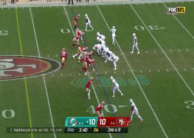Bosa's stunt move gives Tagovailoa little time to move on third-down sack 