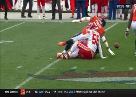 Harrison Butker's 56-yard FG makes it a 14-9 game at halftime