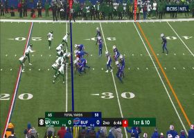 Mike White launches 24-yard strike to Moore in tight window