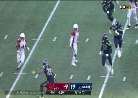 Rondale Moore voluntarily runs backward for 7-yard loss after catch