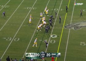 Fletcher Cox swarms Rodgers for Eagles' second sack in span of three plays