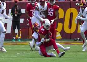 Zach Ertz's first catch of 2023 goes for first-down yardage