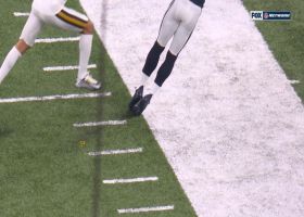 Prescott pinpoints Gallup for remarkable toe-dragging catch