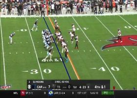 D.J. Moore's shifty footwork on jet sweep nets 4th-down pickup