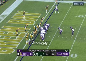 T.J. Slaton's stonewall tackle on third-and-goal forces Vikes into FG after punt block