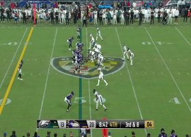 Daryl Worley's sack of Ian Book goes for 21-yard loss