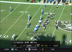 Derek Carr fires pinpoint throw down the seam to Marcell Ateman for 34 yards