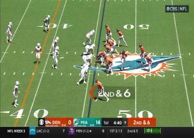 Javonte Williams flashes tackle-breaking prowess on 17-yard catch and run