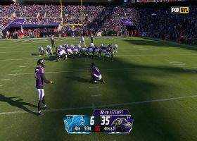 Justin Tucker's field goal makes it a 38-6 game in fourth quarter