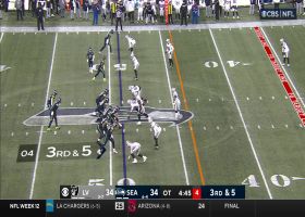 Maxx Crosby treats Abraham Lucas like a turnstile on HUGE QB hurry in overtime