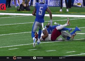 Jahan Dotson climbs the ladder for deep 40-yard catch in blanket coverage