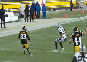 Connor Heyward punctuates Steelers' win over Raiders with 21-yard run on end around
