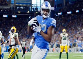 Jared Goff has all day to locate wide-open James Mitchell for easy TD