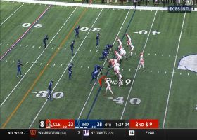 Walker's 16-yard strike hits Peoples-Jones at Colts' 20-yard line in waning moments