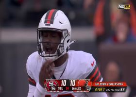 Randy Gregory's first sack as a 49er forces Browns to punt in third quarter