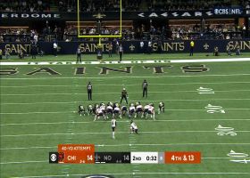 Cairo Santos can't break tie before halftime, clangs 40-yd FG off upright