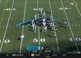 Chuba Hubbard stays hot on opening drive with 35-yard rush