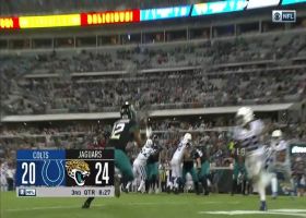 Dede Westbrook dances after securing clutch two-point grab