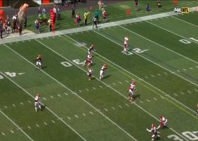 Malcolm Smith picks off Dwayne Haskins to put Browns in red zone
