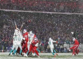 Bills players clear snow for Tyler Bass' game-winning FG attempt