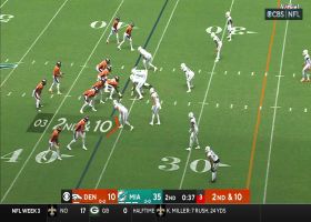 Wilson's 30-yard pass to Mims gets DEN inside 10-yard line before half