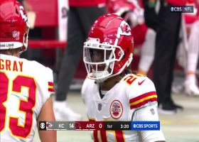 Justin Reid drills extra point with Harrison Butker sidelined
