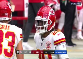 Justin Reid drills extra point with Harrison Butker sidelined