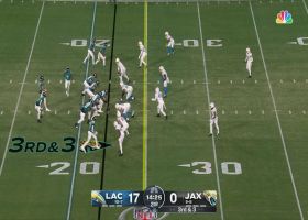 Chargers' flashing pass rush grounds Lawrence on third-down sack