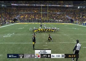 Boswell's 44-yard FG gets Steelers on the board in second quarter