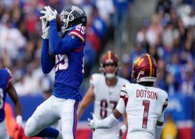 Can't-Miss Play: Deonte Banks channels Willie Mays on his first NFL interception