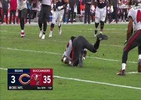 Jordan Whitehead intercepts Justin Fields' pass off the tip