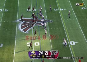 Heinicke looks like a torpedo during dive to cap 13-yard scramble