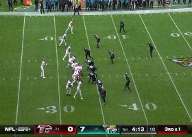Josh Allen engulfs Ridder for sack on third-down