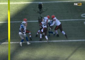 David Njoku slips through small crease for 41-yard gain on TE screen