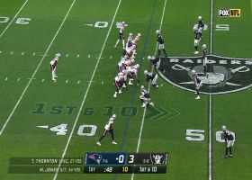 Pierre Strong's patient running nets 14-yard gain to end first quarter