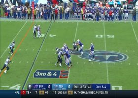 Duke Williams' first catch with the Bills goes for first down