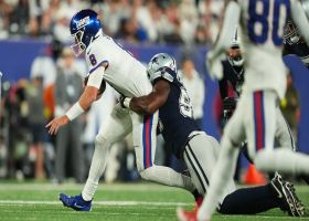 Dorance Armstrong's strong first half continues with sack of Daniel Jones