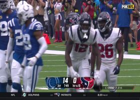Stroud delivers absolute frozen rope to Collins for 28-yard gain