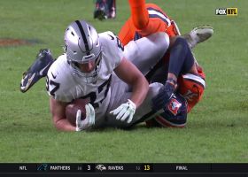 Carr's laser pinpoints Moreau for 33-yard gain in overtime
