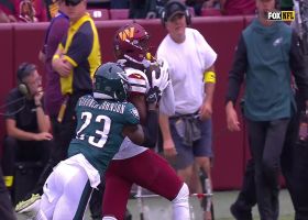 Wentz dials major launch codes to McLaurin for 45-yard gain