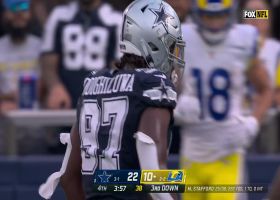 Osa Odighizuwa finishes Cowboys' blitz with sack of Stafford