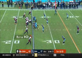 Ex-Bronco DeMarcus Walker strip-sacks Wilson at pivotal moment