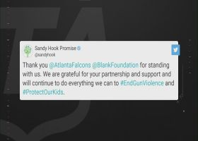 Falcons, Arthur M. Blank Foundation granted $100k each to Sandy Hook Promise & Health Alliance towards ending gun violence