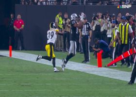 Jakobi Meyers shows textbook toe-tap technique on 13-yard sideline grab