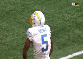 Palmer absorbs massive hit-stick tackle on 21-yard catch