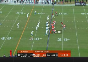 Jerry Jeudy enters hyperspeed in a hurry on 25-yard catch and run