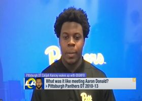 DT Calijah Kancey shares what it was like to meet Aaron Donald